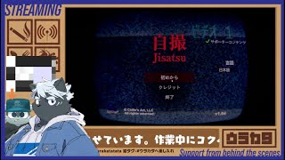 作業で詰まってるときにコクバくんが遊びに来たので静かにゲームしてもらいます