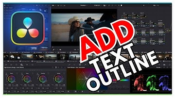 How to Add Outline to Text in DaVinci Resolve 2025?