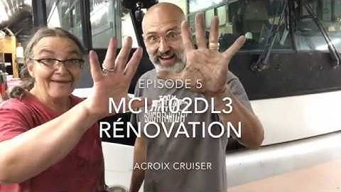 E5, we are starting to rebuild our tiny home on wheels. MCI 102DL3 renovation