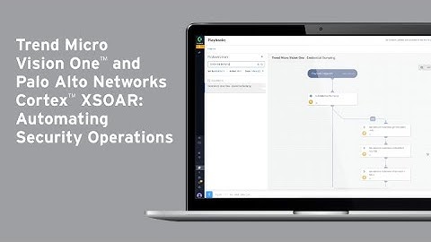 Trend Micro Vision One™ Content Packs for Palo Alto Networks Cortex™ XSOAR