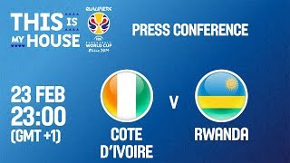 Cote d'Ivoire v Rwanda - Press Conference