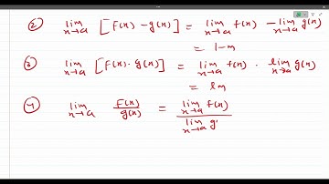 Calculus part -3 Algebra of limits