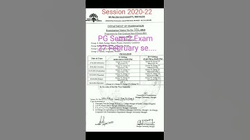 munger University || semester 2 exam date || exam notice || #shorts #news #mungeruniversity #how