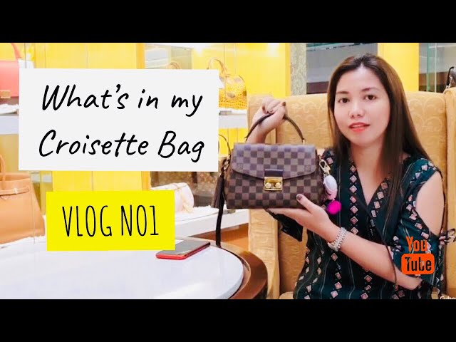 What's inside my Louis Vuitton Croisette? #fyp #melissaadamswade #yout