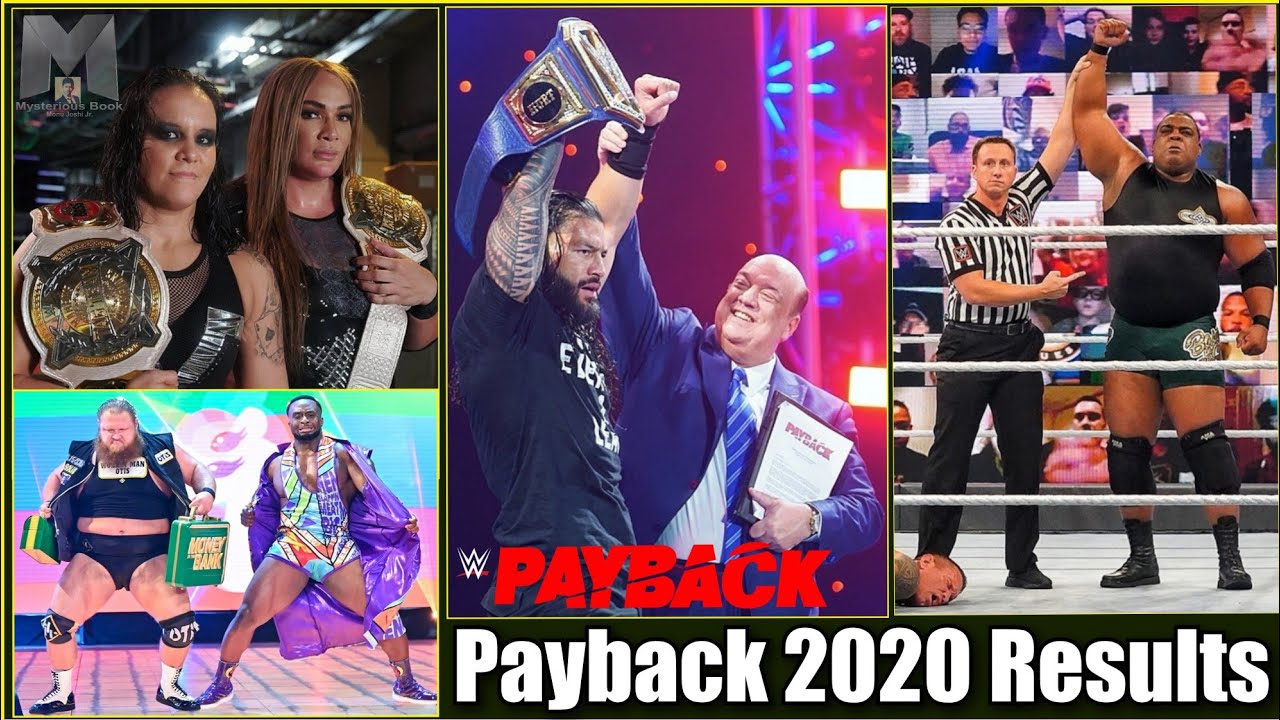WWE Payback 2020 Results | Roman Reigns New Universal Champion | WWE Payback 31 August 2020 Results