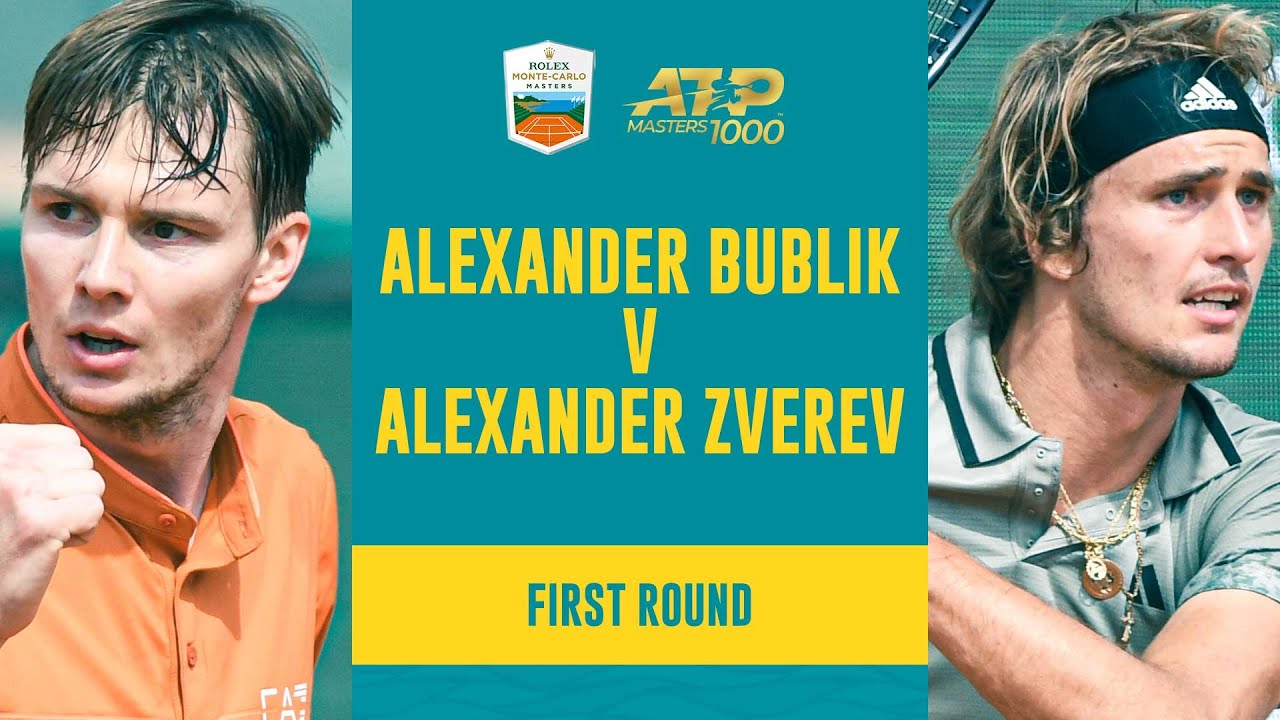 Alexander Bublik vs Alexander Zverev Highlights Rolex Monte-Carlo Masters 2023