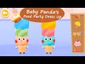 Baby Panda's Food Party Dress Up - Learn to make fruit sundaes, cream cakes, etc. | BabyBus Games