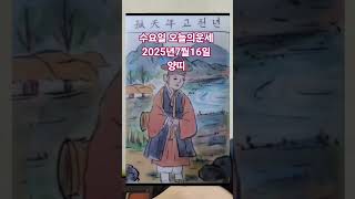 양띠 오늘의운세 2025년7월16일 운세 #운세 #오늘의운세 #양띠운세
