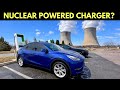 Is This EV Charger Powered by a Nuclear Plant?! ☢️⚡️