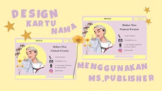 tutorial design kartu nama | Ms.Publisher