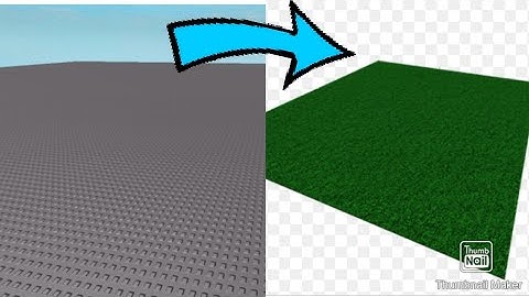 How to change baseplate ROBLOX STUDIO!!! (easy)