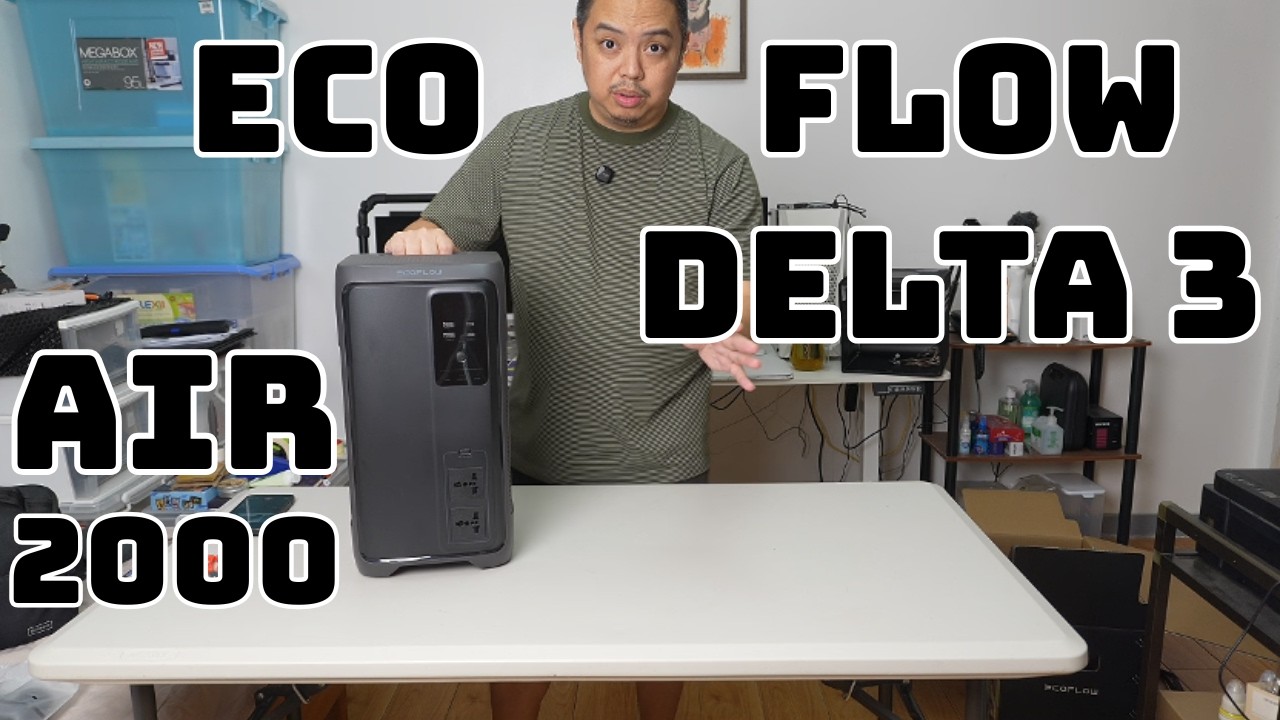ECOFLOW DELTA 3 AIR 2000! OUR FIRST POWER STATION! TESTING AND