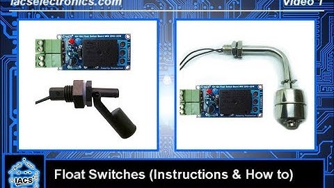 IACS Water Level Float Switch Kits - Instructions & Wiring How To with diagrams FK1