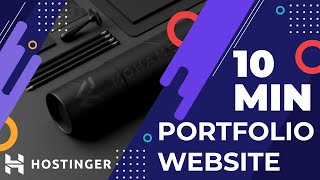 How to Make A Portfolio Website With Hostinger Website Builder