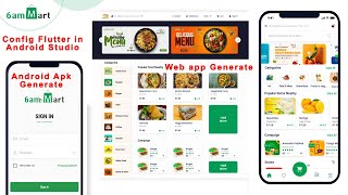 6amMart v2.1.1 - Flutter Configuration in Android Studio | Web and apk generate in Hindi 2023 screenshot 4
