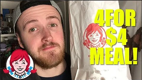 Wendy's® 4 For $4 Value Meal Review!