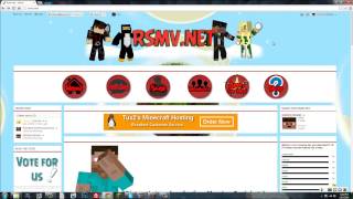 [Minecraft] How to register on RSMV.NET - Enjin Site