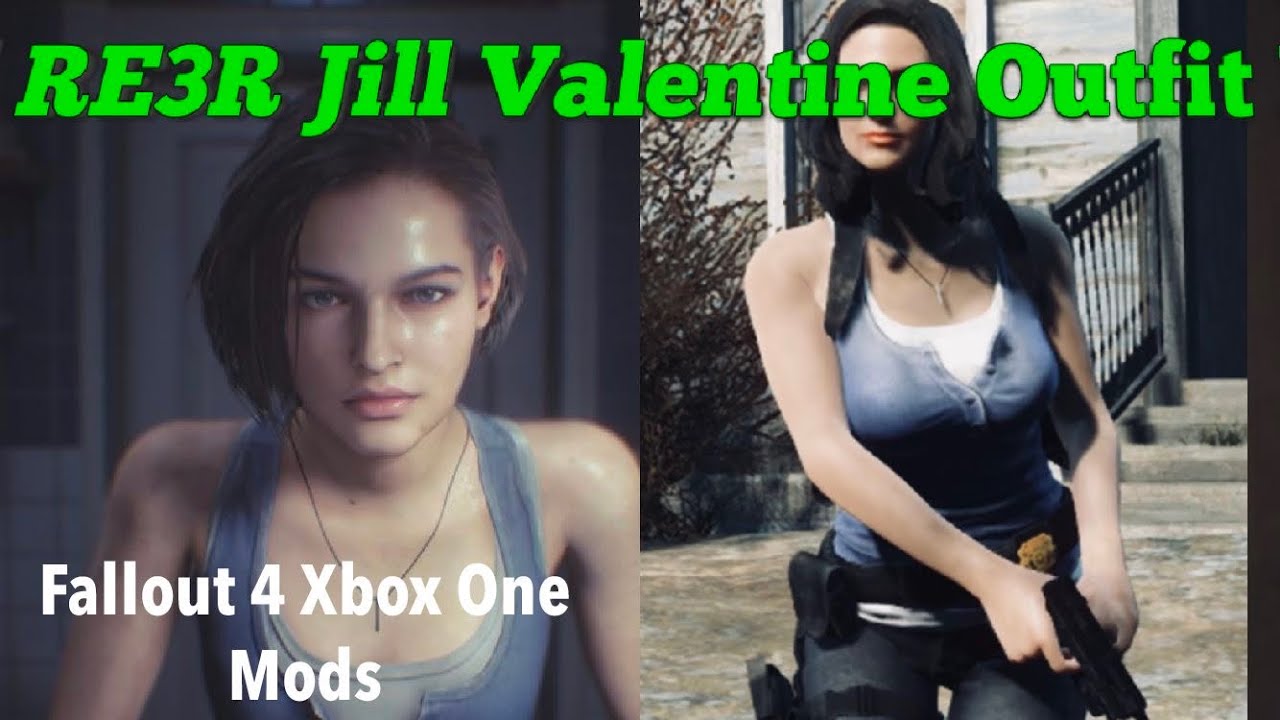 [HP] RE3R Jill Valentine Outfit Fallout 4 Xbox One/PC Mods YouTube