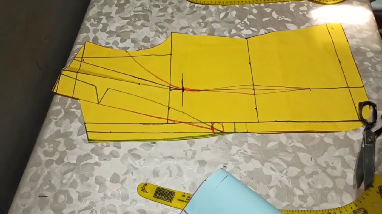 الجزء الاول من خياطة جاكيت كول رفيرا من الالف للياء