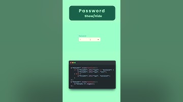 Password Show/Hide Toggle with jQuery