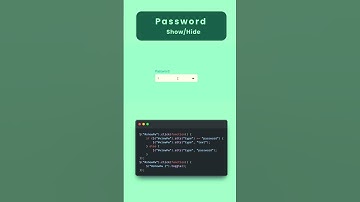 Password Show/Hide Toggle with jQuery