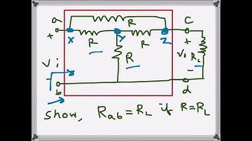 Electrical Engg: Bridge Attenuator (problem example)