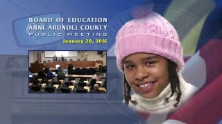 BOE 1-20-2016 General Session Meeting