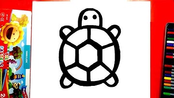 Cách vẽ con rùa đơn giản mà đẹp | Hướng dẫn vẽ con rùa dễ nhất | Vẽ con rùa cute