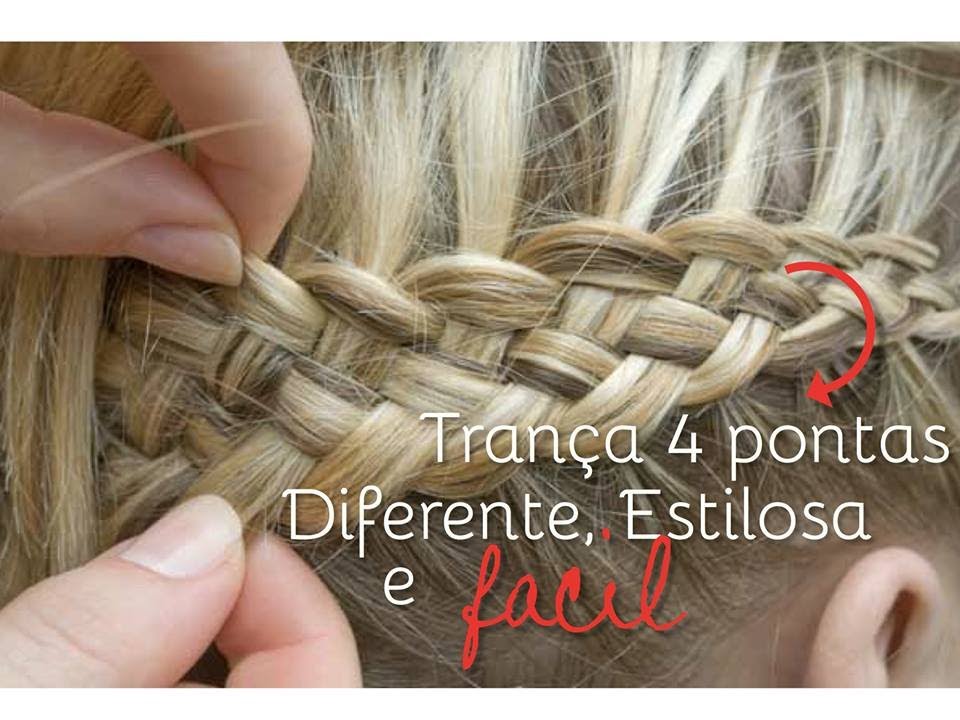 Trança 4 pontas