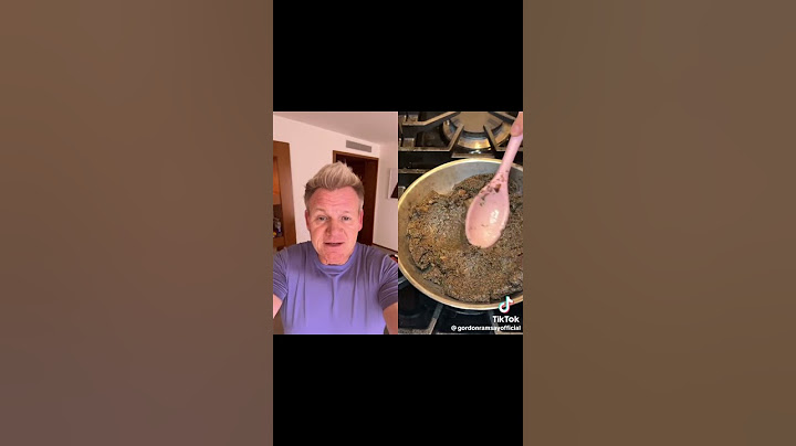 Gordon Ramsay's reaction to my food