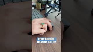 Every Blender Tutorials Be Like #blender #blender3d #animation #tutorials #tutorial