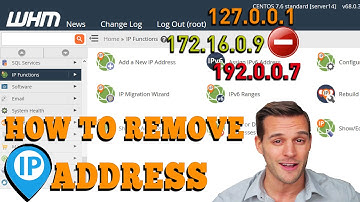 HOW TO REMOVE ANY IP ADDRESS FROM WHM ROOT? [STEP BY STEP]☑️