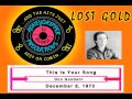 Don Goodwin - This Is Your Song  1973