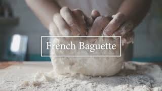 Video Edit - Baking French Baguette stock footage