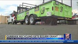 Curbside Recycling Gets Grant for New Trailer