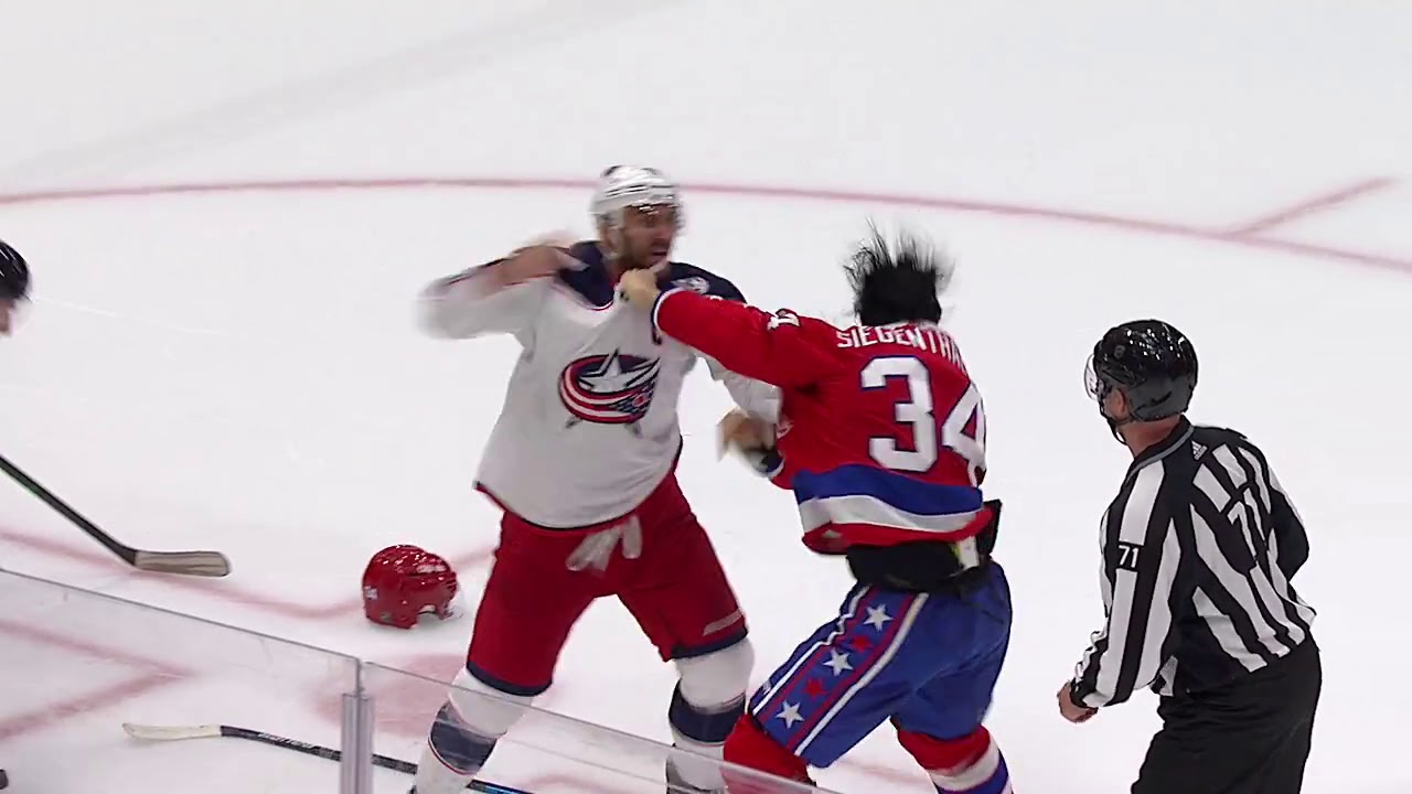 Nick Foligno vs. Jonas Siegenthaler Fight (Dec. 27, 2019)
