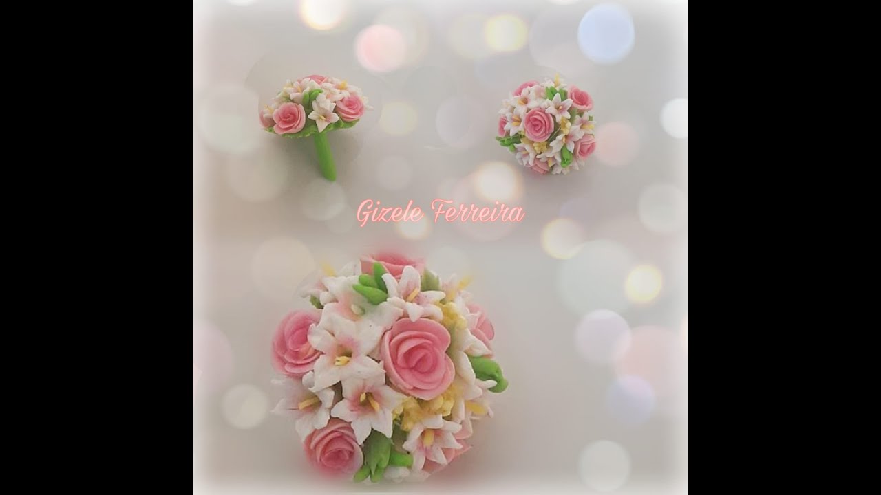 BUQUÊ DE NOIVA - Prof Gizele Ferreira