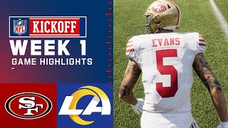 49ers vs Rams Week 1 Simulation Highlights | Madden 27 Rosters