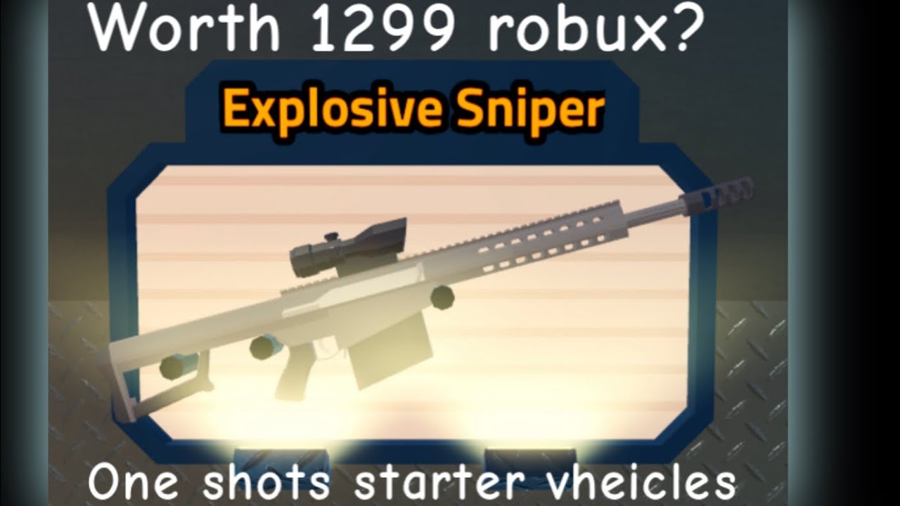 explosive sniper review 2 - YouTube