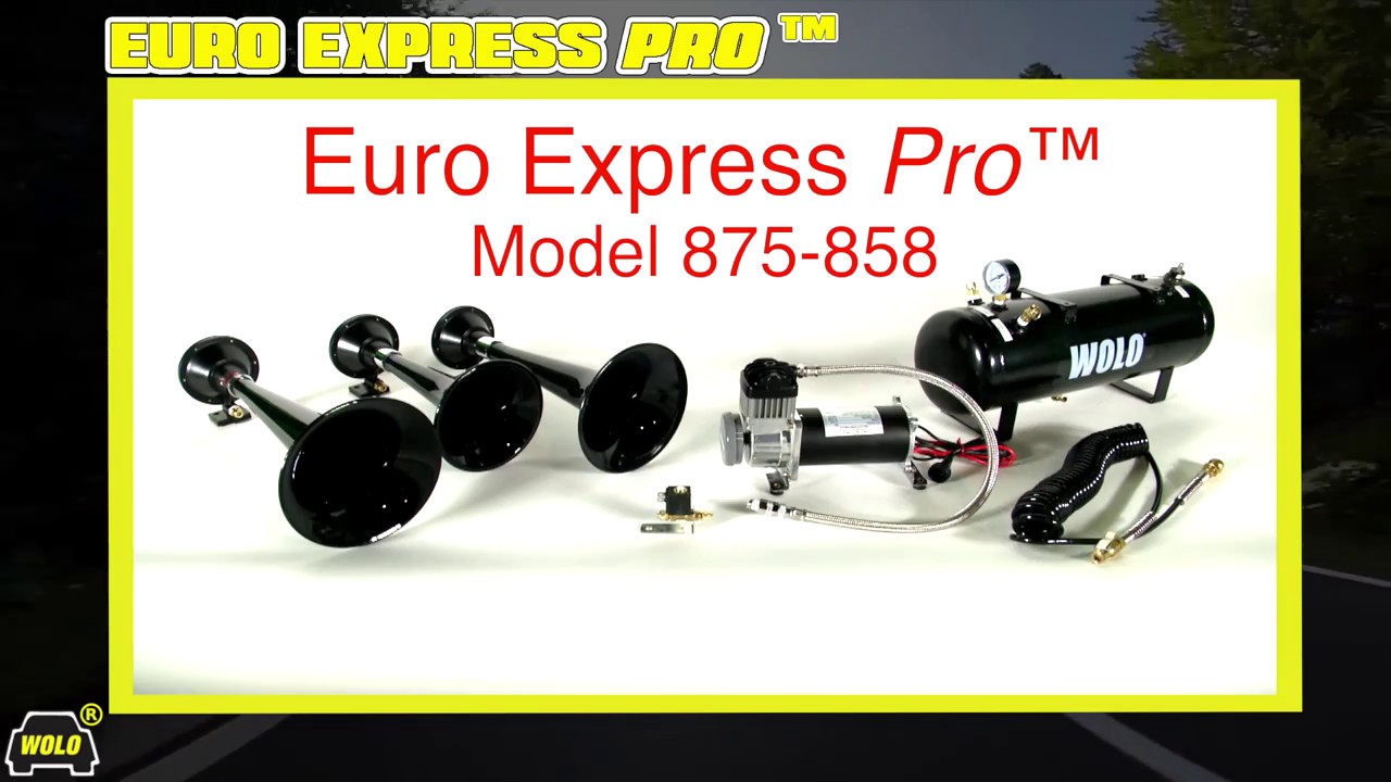 Wolo Euro Express Pro Model 875-858 - YouTube