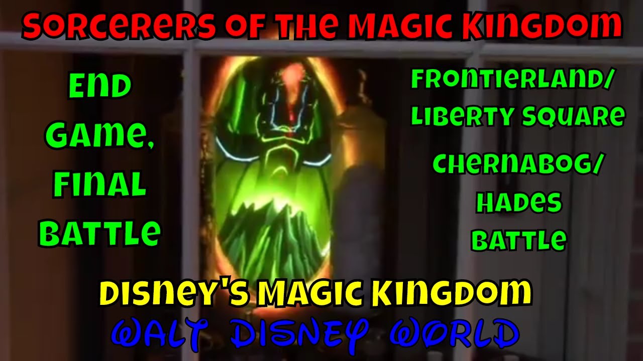 Sorcerers of the Magic Kingdom - Chernabog/ Hades Battle - End Game