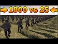 1000 INFANTRY vs 25 SNIPERS - MISSION IMPOSSIBLE - Men of War Assault Squad 2 - Editor Scenario #83