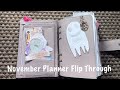 Planner Flip Personal Rings Gillio / November 2023 // Pink Planner Girl