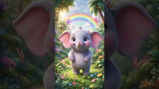 Ek Mota Hathii 🐘 || For kids entertainment #nurseryrhymes #viral #babysongs #explore