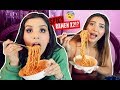 X2 EXTREME SPICY RAMEN CHALLENGE WITH MY SISTER!!