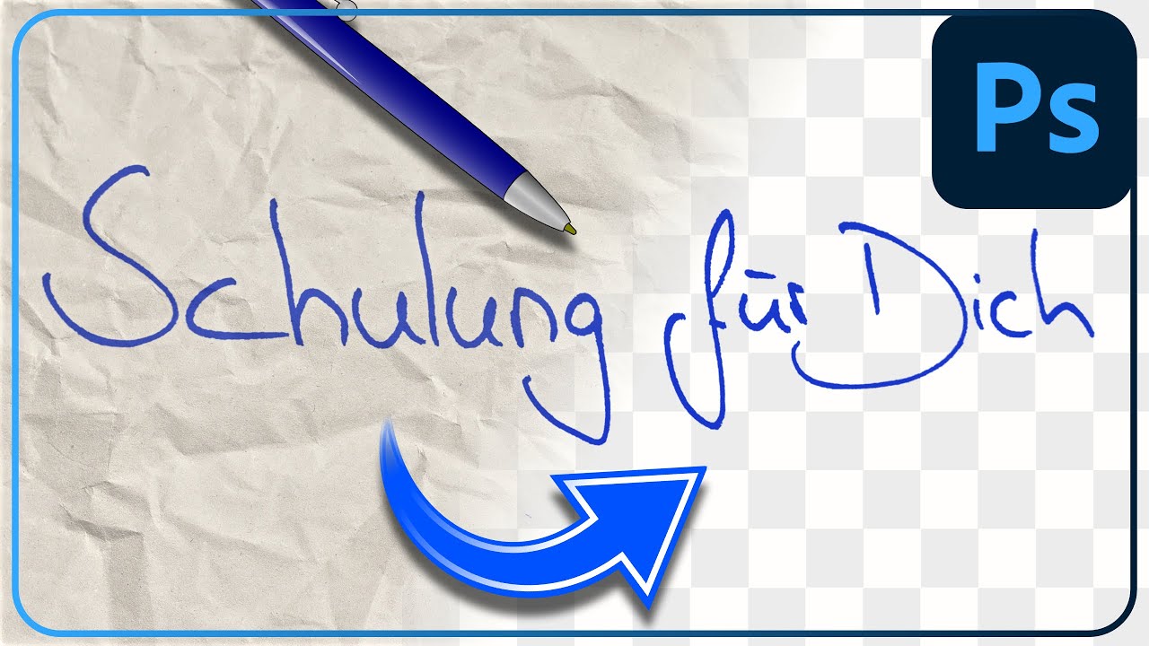 Unterschrift Digitalisieren | Photoshop Tutorial Deutsch