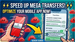 How to speed up file transfers on Mega app screenshot 4
