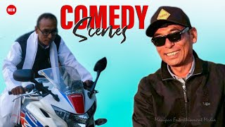 Comedy Scenes | Edhou Gee Nungairaba Film Scenes Khra | Manipuri Movie Comedy Scenes | Konggol