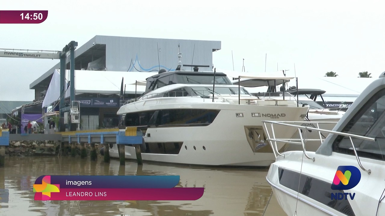 Marina Itajaí Boat Show exibe barcos de luxo de famosos brasileiros
