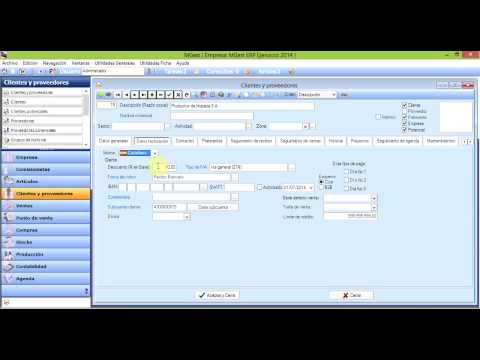MGest ERP: Registro de Clientes y Proveedores